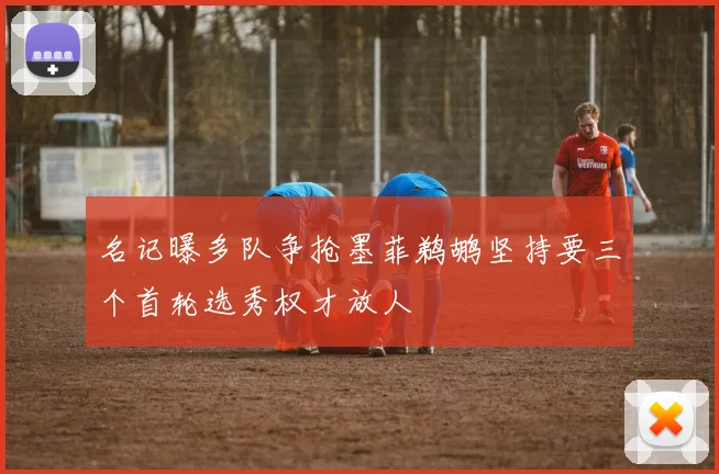 名记曝多队争抢墨菲鹈鹕坚持要三个首轮选秀权才放人